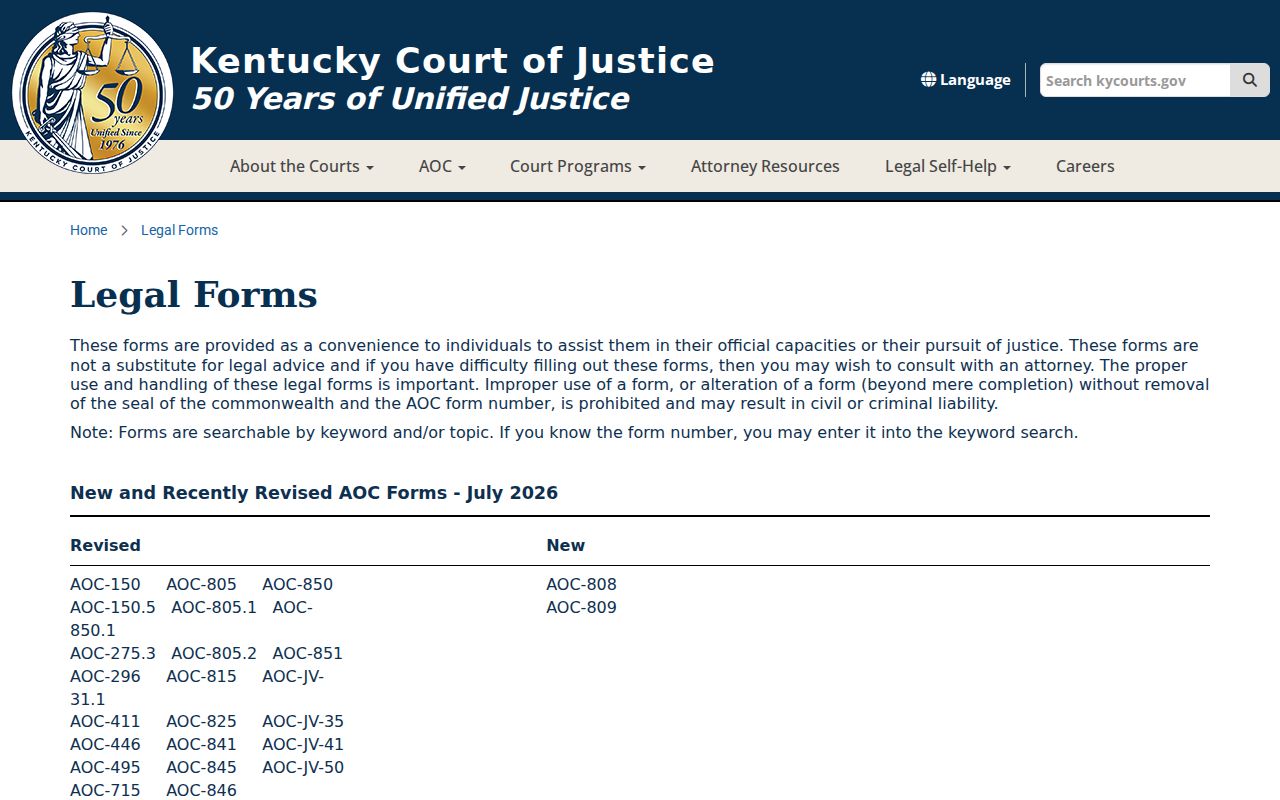 Owsley County criminal court record legal forms