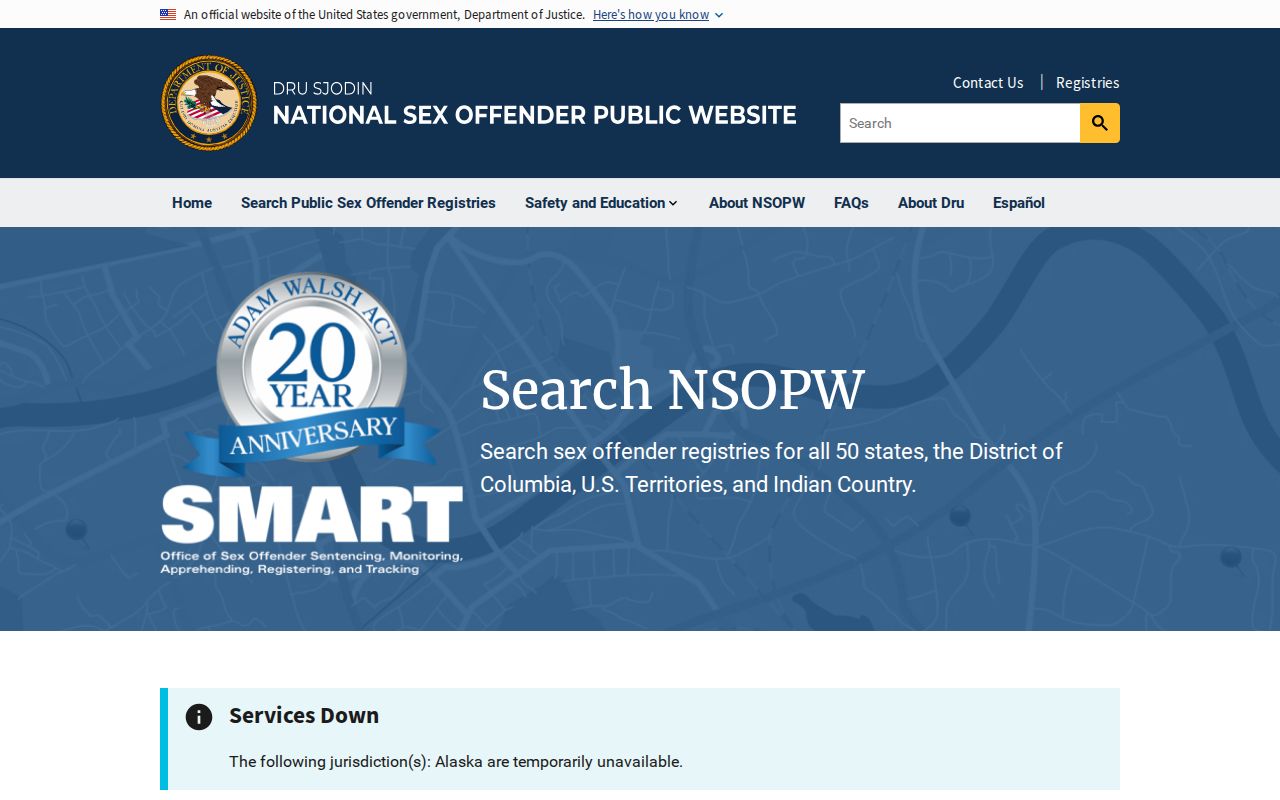 Owsley County sex offender check with the national NSOPW search